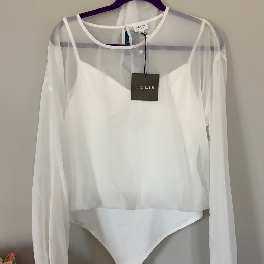 Le Lis White Bodysuit